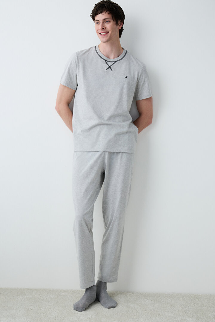 Grey Star Grey PJ Set - 1