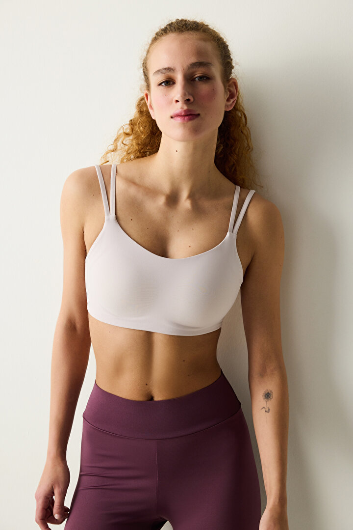 Back Cut Out Sports Bra - 2