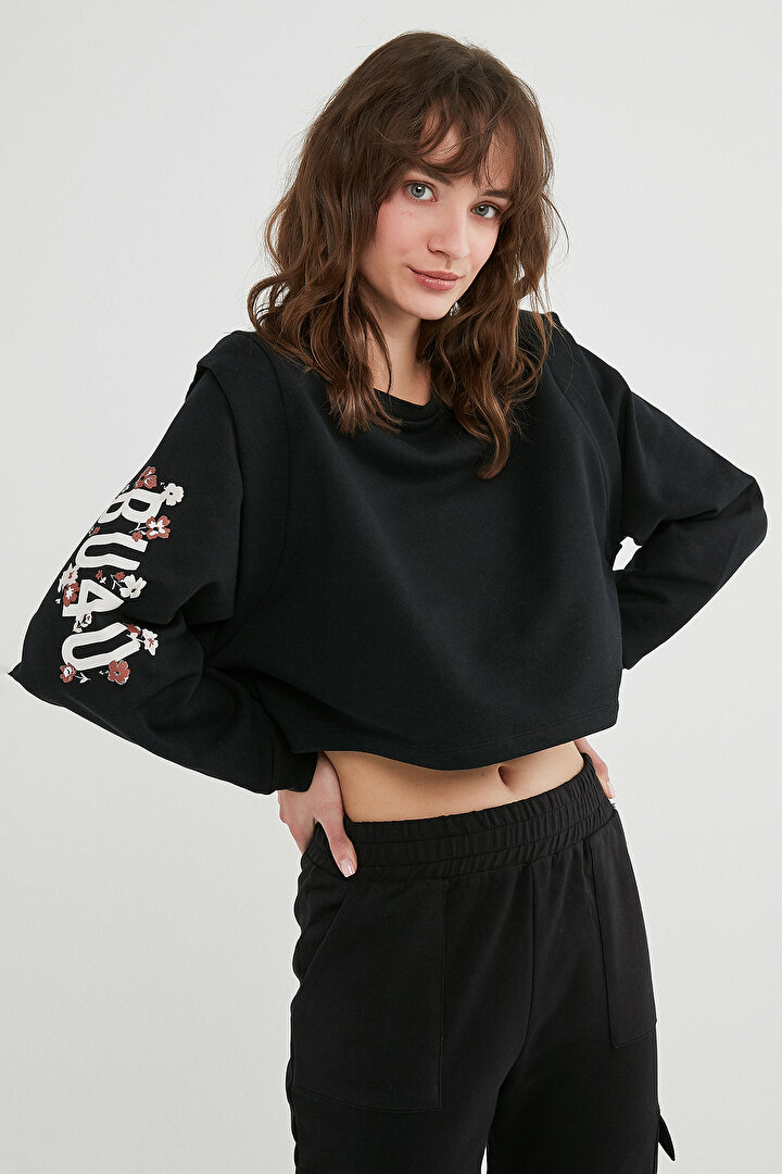 Black BU4U Cool Sweatshirt - 1