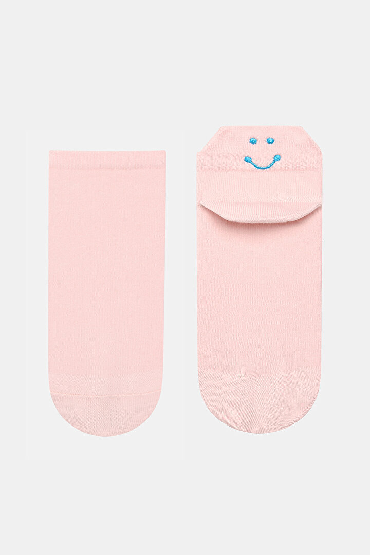 Smile Back Tab 3lü Purple Pink Liner Socks - 2