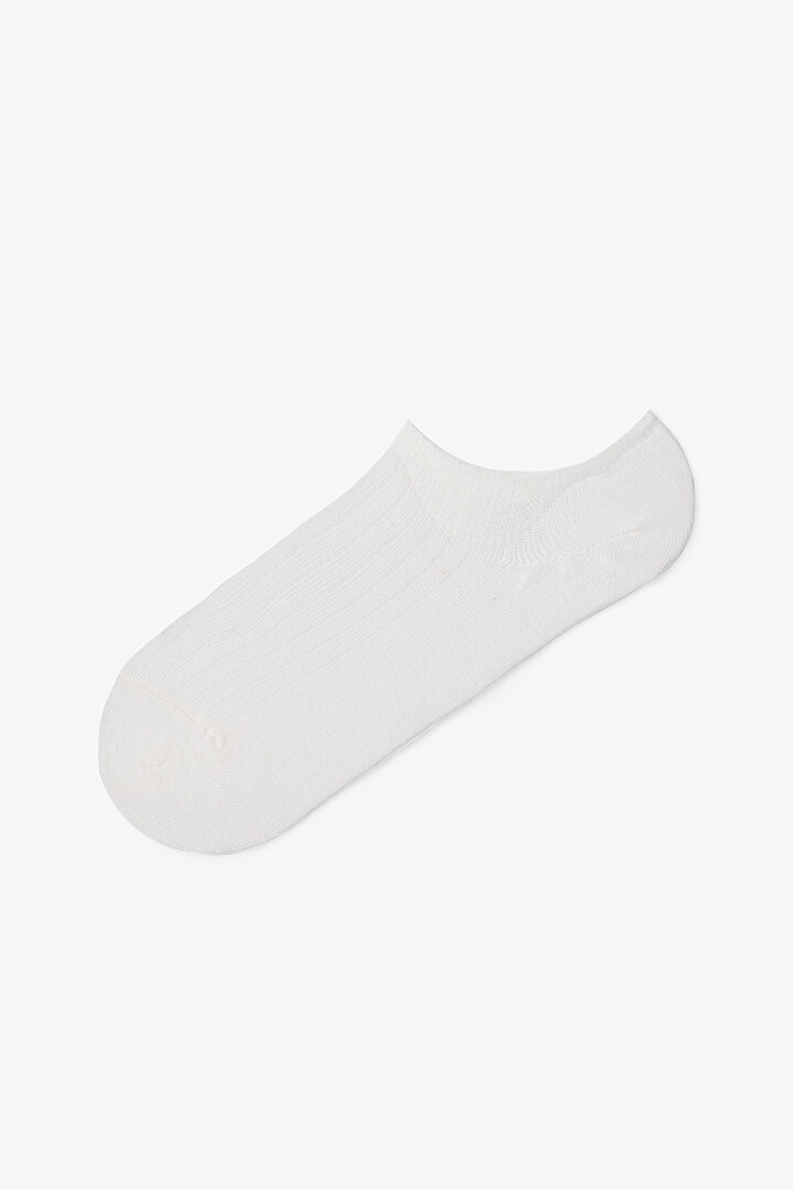 3 Çift Pamuklu Fiyonk Nakışlı Sneaker Çorap - 2