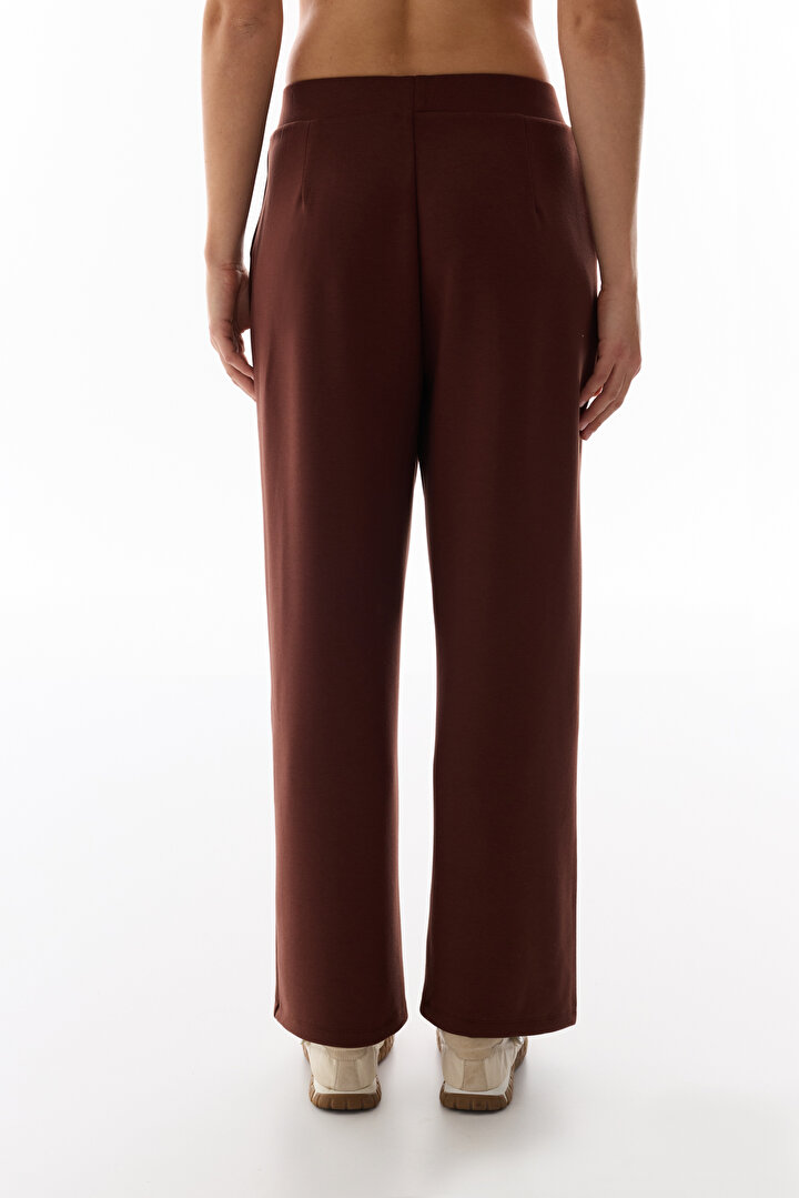 Brown Chic Pleated Pants - 2
