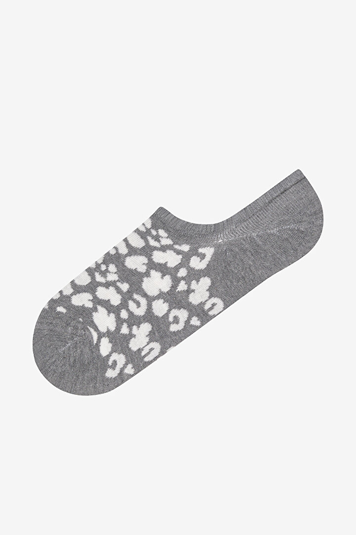 Leopard 3in1 Black Sneaker Socks - 2