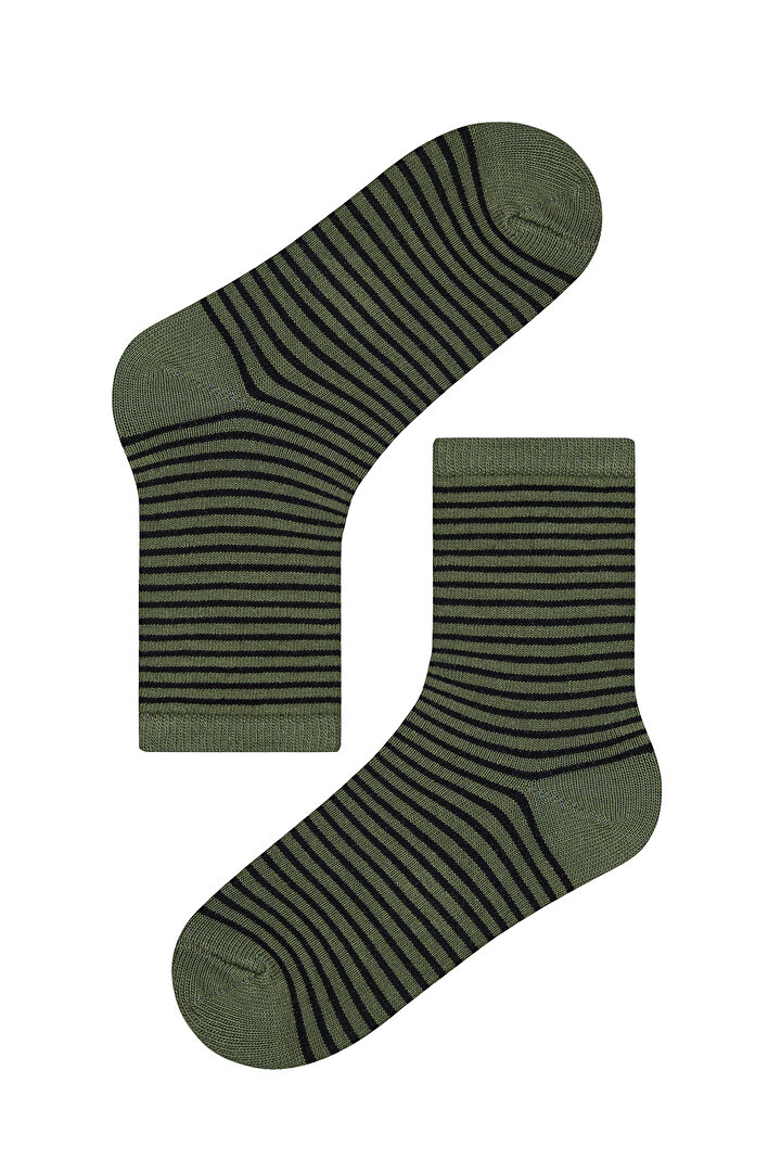 Boys Color Stripe 4in1 Multi Colour Socket Socks - 2