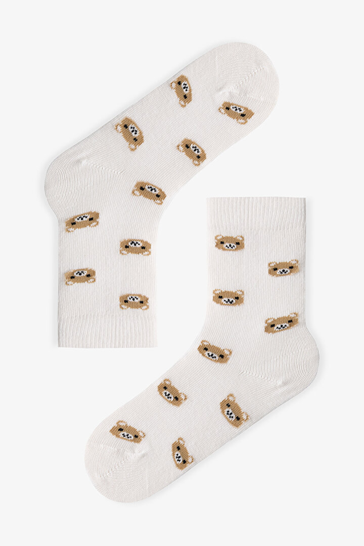 Kız Çocuk Mini Bear 3lü Soket Çorap - 2