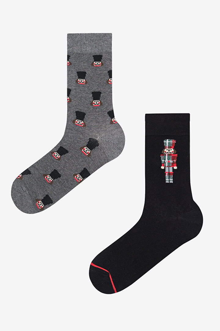 Man Tin Soldier 2in1 Socket Socks - 2