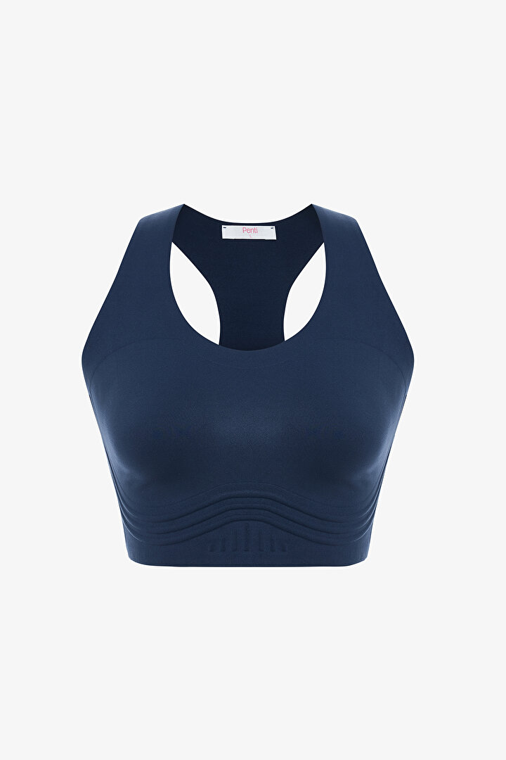 Lacivert Flexline Spor Sütyeni - 1