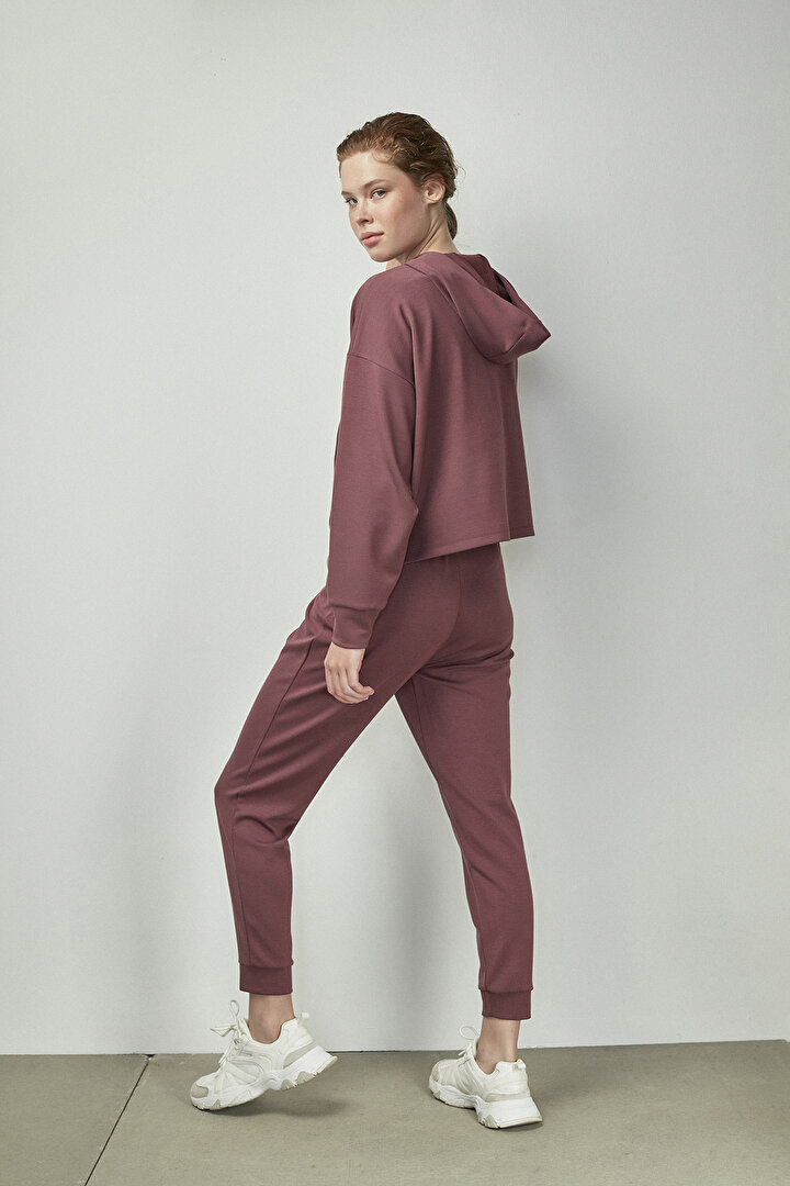 Mürdüm Cupro Sweatshirt - 3