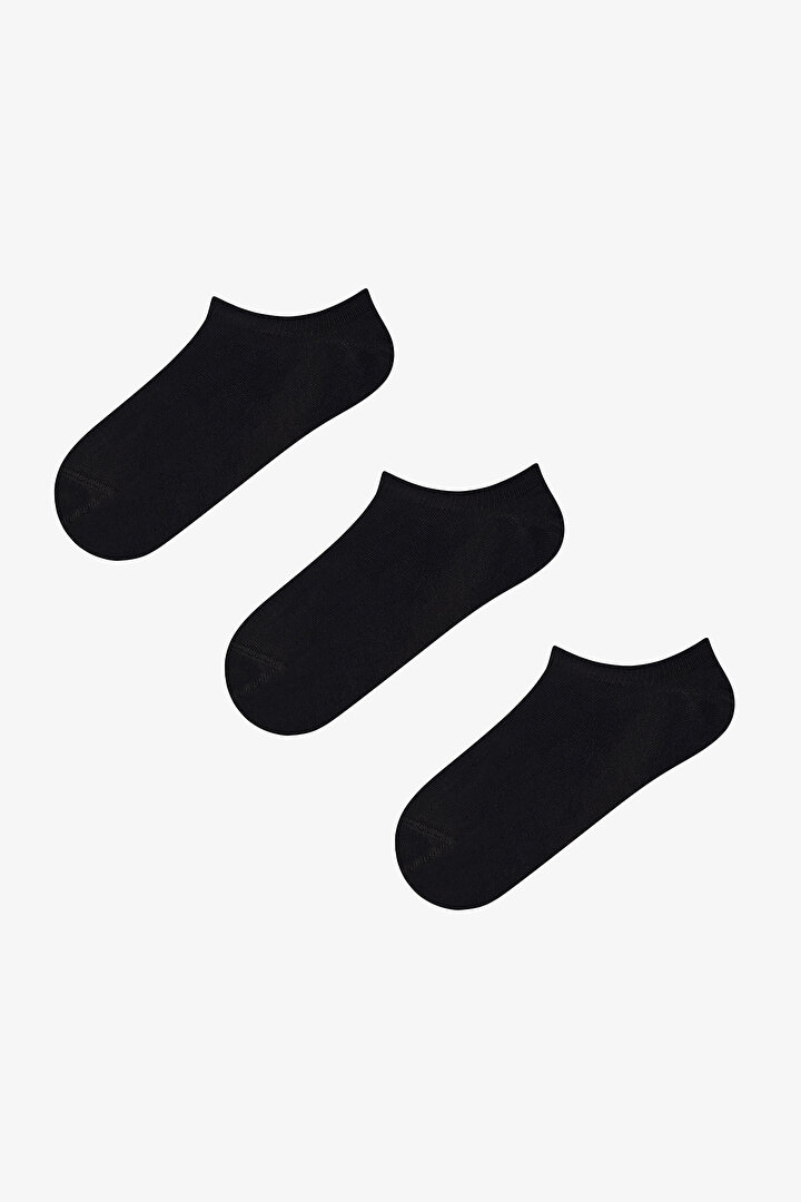 Super Fit 3'lü Sneaker Çorabı - 1