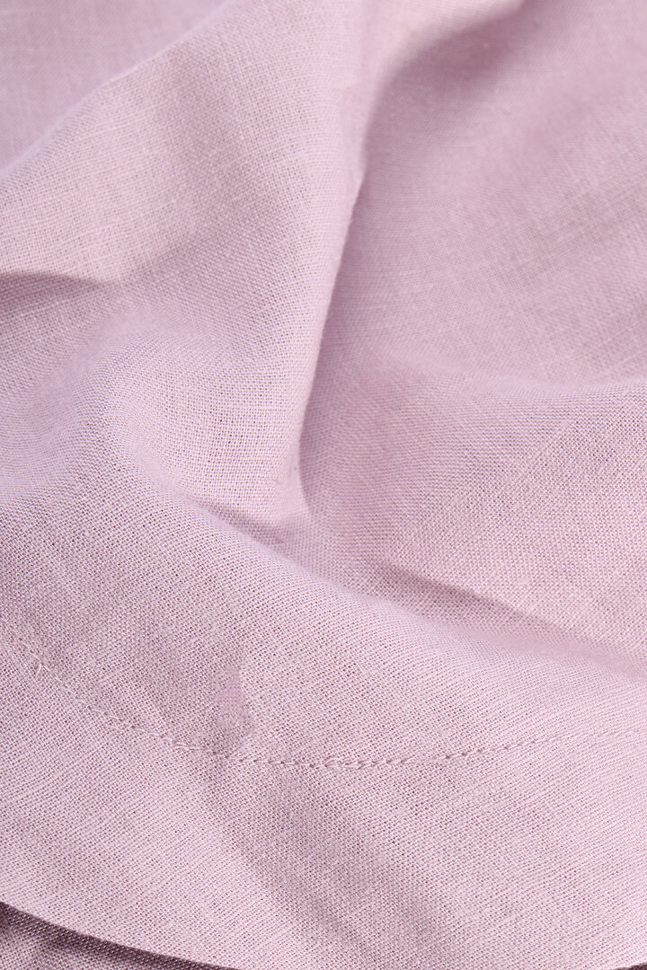 Light Lilac Linen Shorts - 2