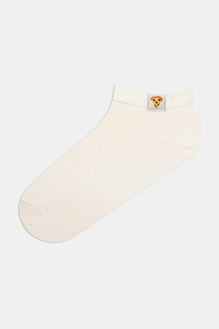 Fastfood Back 2in1 White Liner Socks - 2