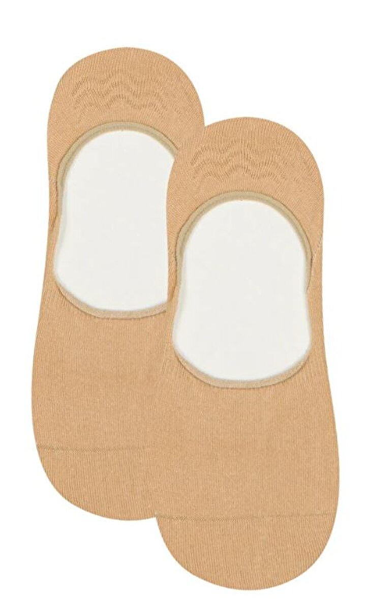 Bej Erkek Görünmez Çorap - 1