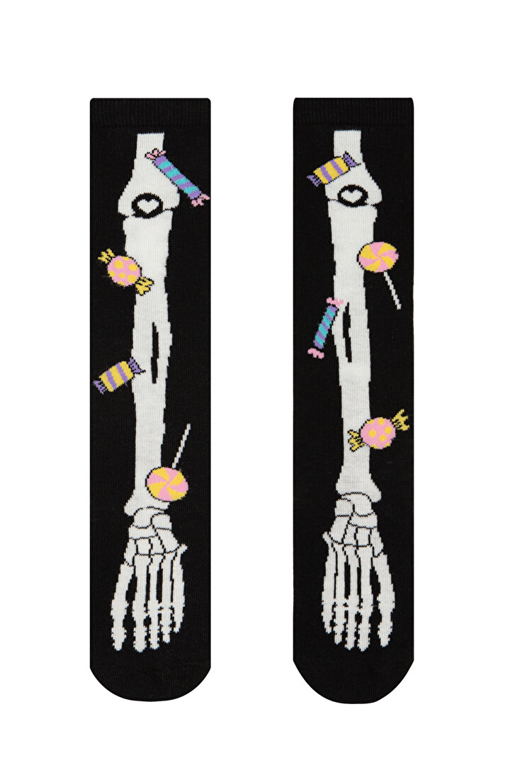 Girls Halloween Knee High Socks - 1