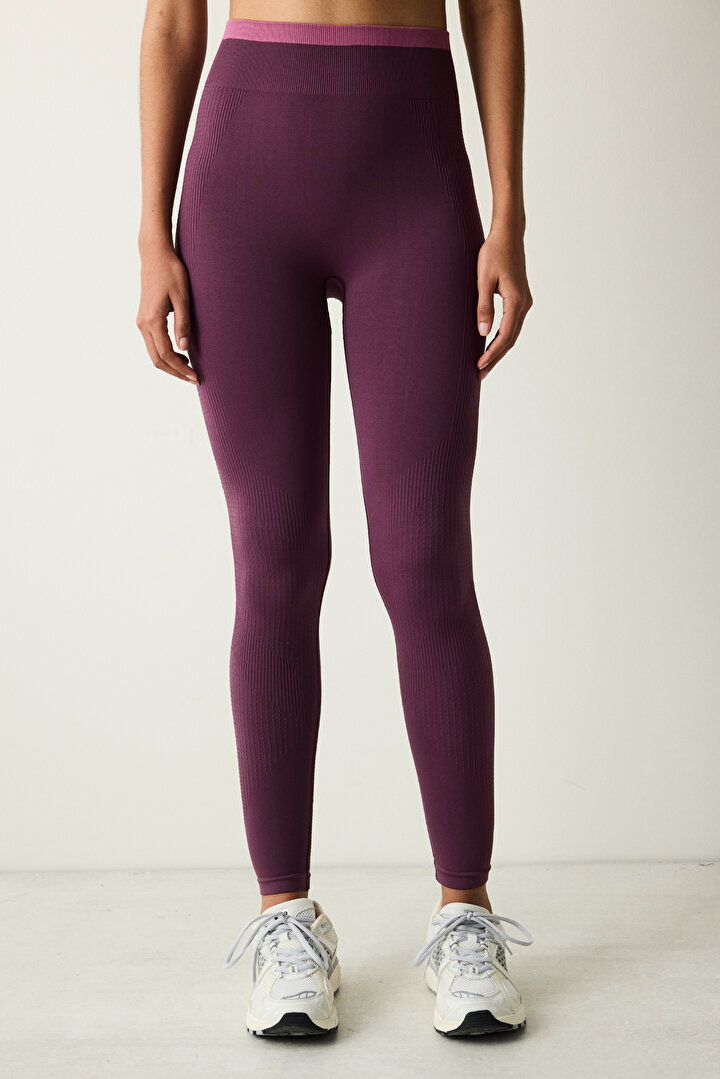 Contrast Seamless Legging - 2