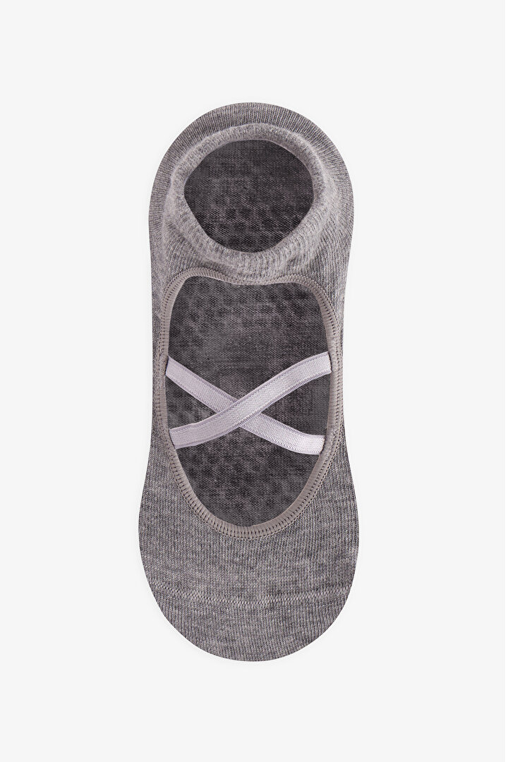 Smoke Cross Cotton Ballerina Socks - 2