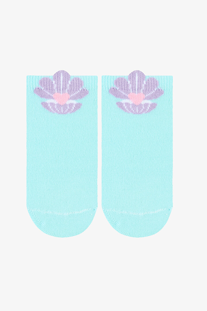 Girls Mermaid Multi Colour 4in1 Liner Socks - 2