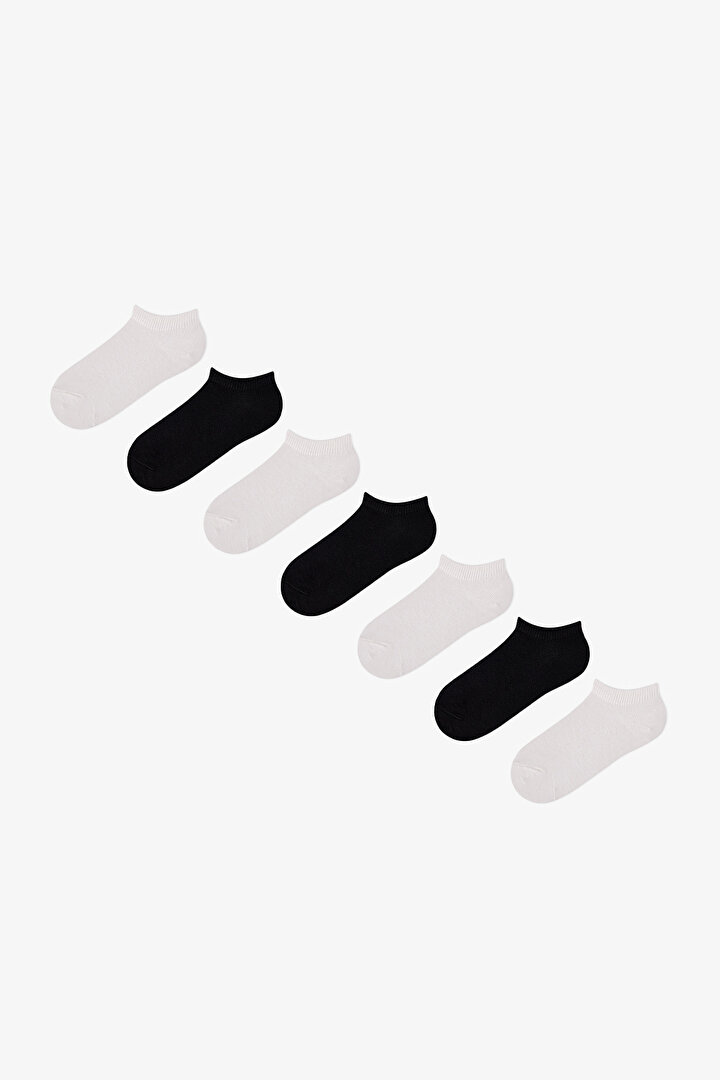 Unisex Çocuk Essentials 7'li Patik Çorap - 1