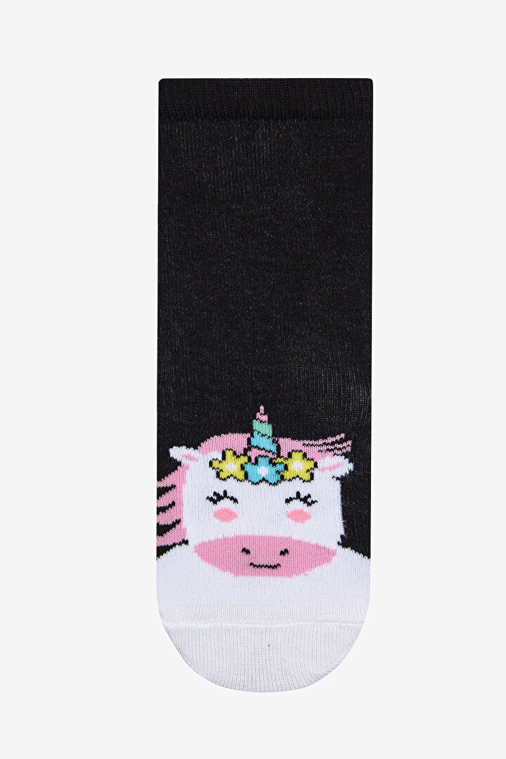 Girls Newly Unipan Multi Colour 3in1 Socket Socks - 2