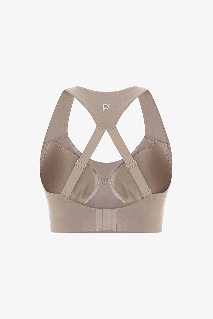 Bej A-Line Spor Sütyeni - 2