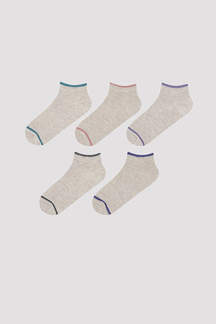 Colorful Line 5in1 Liner Socks