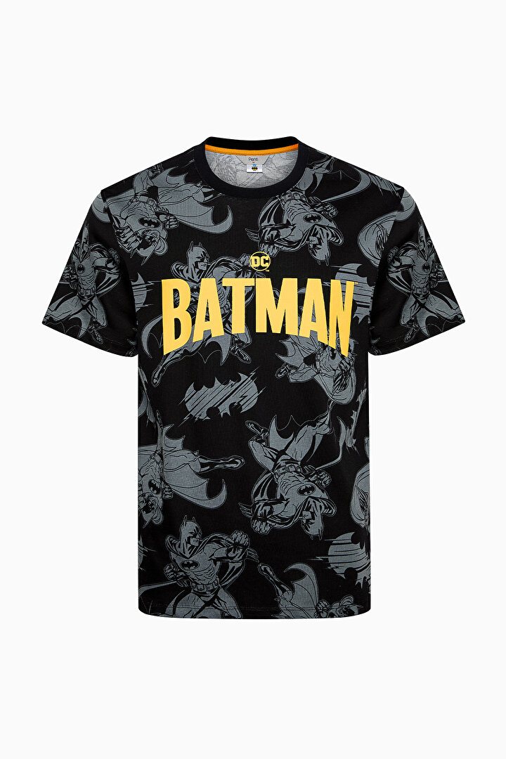 Batman Çok Renkli Pantolonlu Pijama Takımı - 2