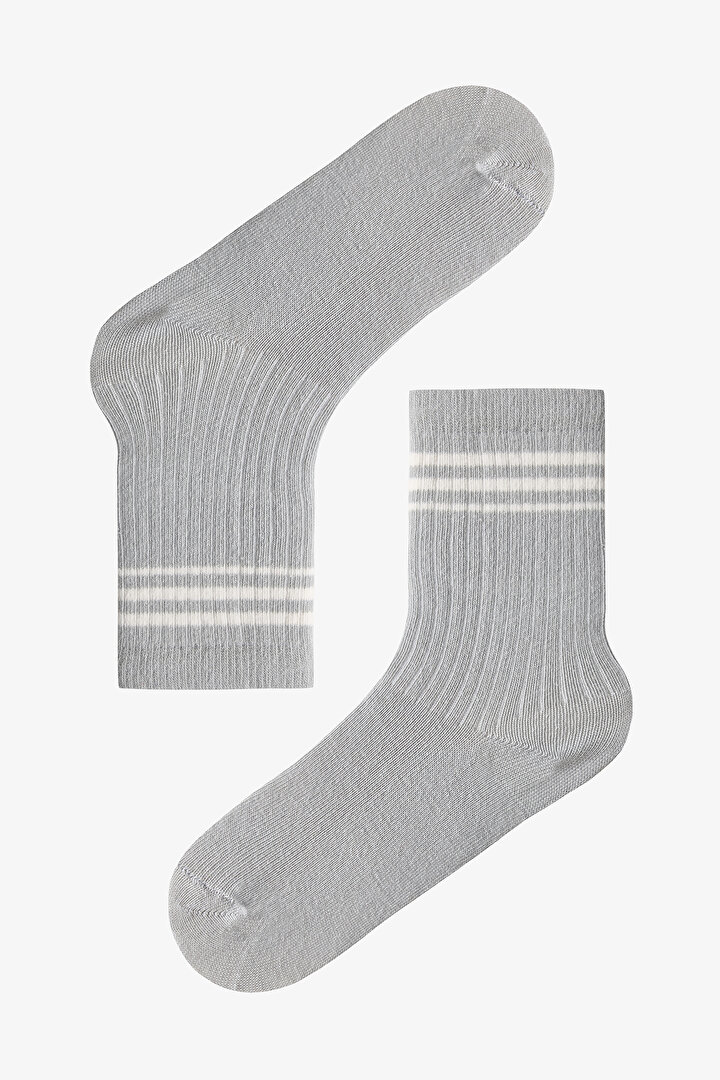 Mavi Erkek Çocuk Zen Stripes 4'lü Soket Çorap - 2