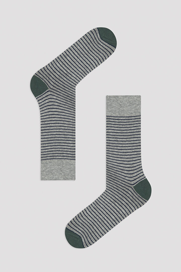 Multi Colour E. Colour Stripe 4in1 Soket Socks - 2
