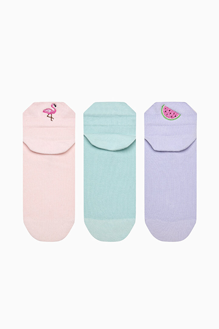 Tab Just Chill Pink Mint 3in1 Liner Socks - 1