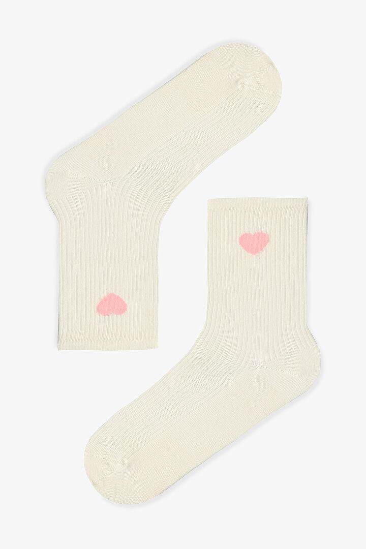 Colorly Heart 3'lü Soket Çorap - 2