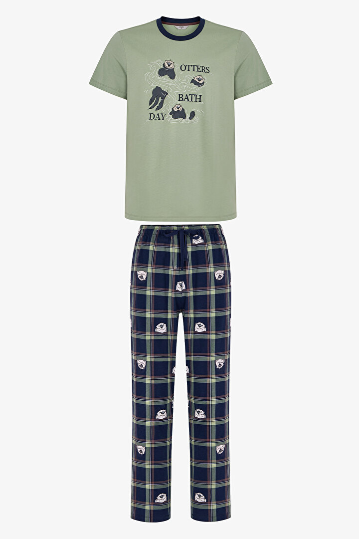 Erkek Other Bath Pantolon Pijama Takımı - 1