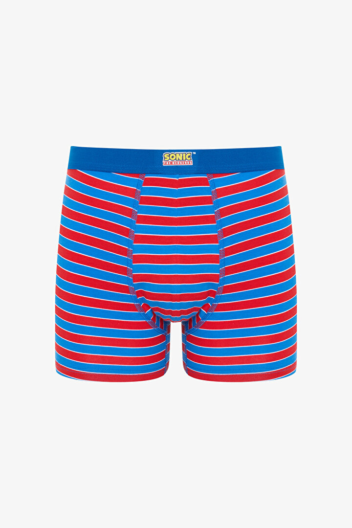 Erkek Pamuklu Lic-Sonic 2li Çok Renkli Boxer Külot - 3