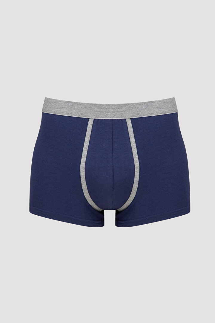 Multi Colour Navy Mix Tape 2in1 Mid Boxer - 2
