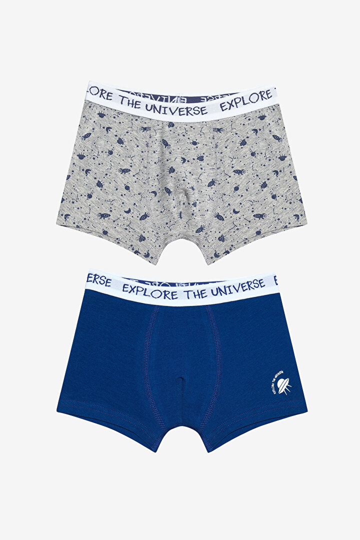 Boys Explore The Universe 2in1 Multi Colour Boxer - 1