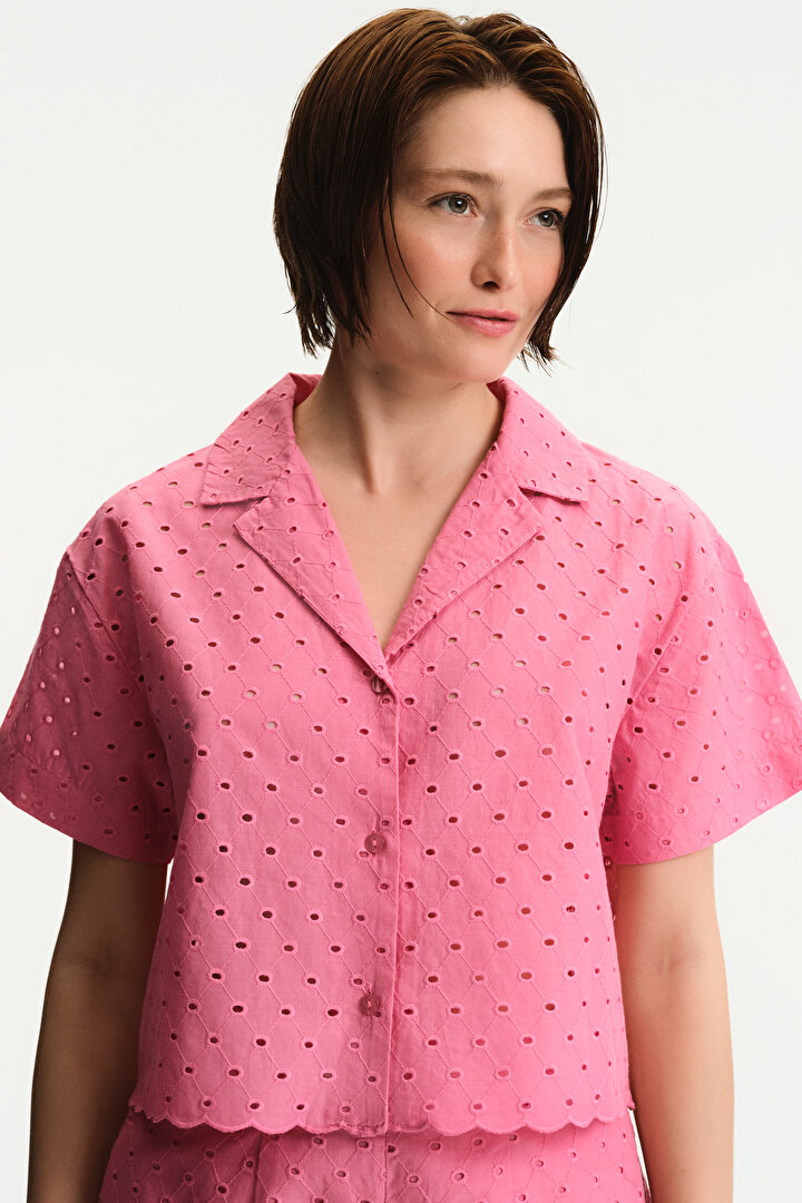 Pembe Oriana Gömlek - 1