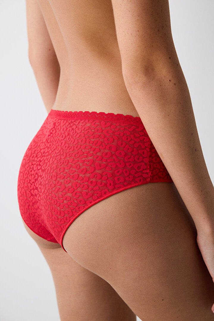 Easy Lace Red Hipster - 2