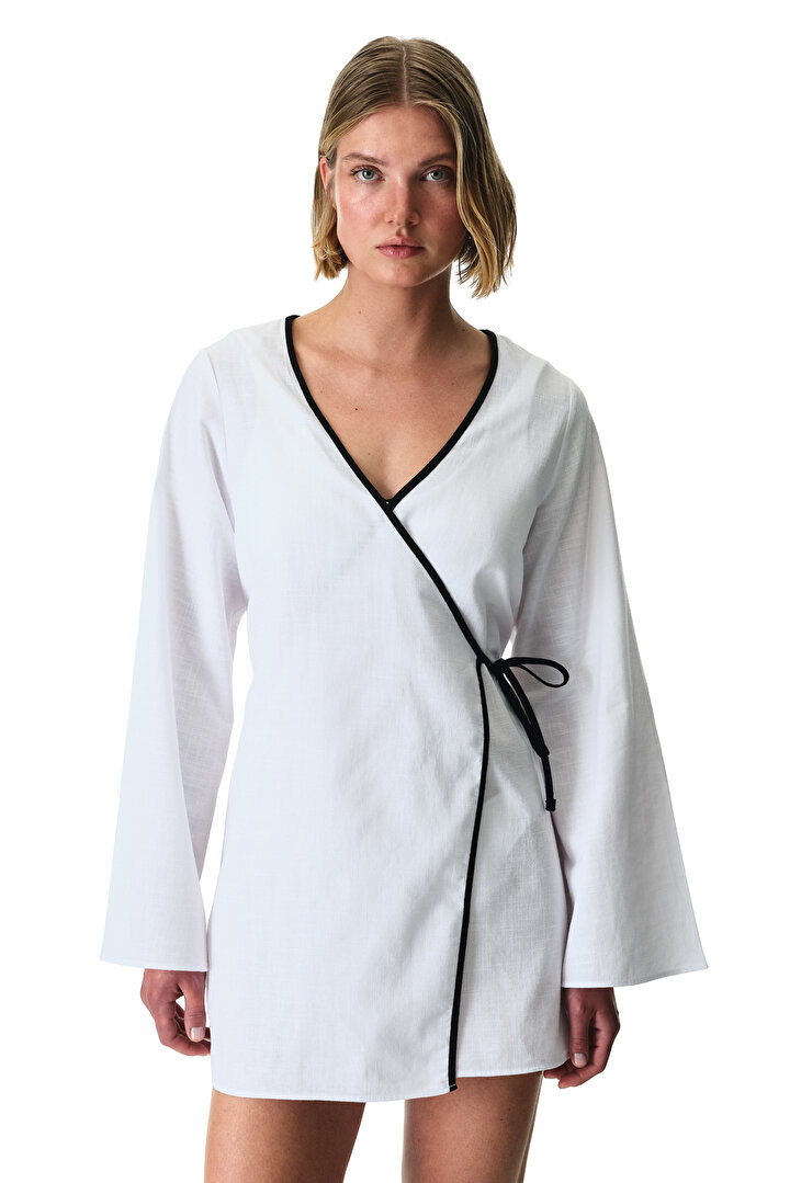 Beyaz Mara Kaftan - 1