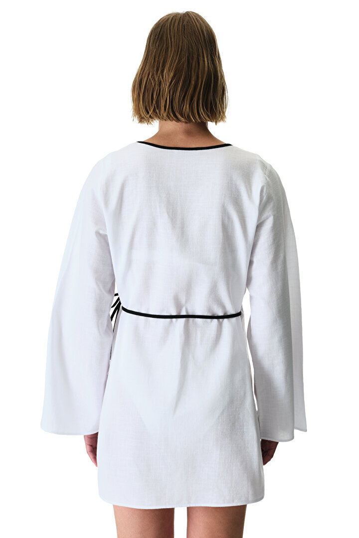 Beyaz Mara Kaftan - 2