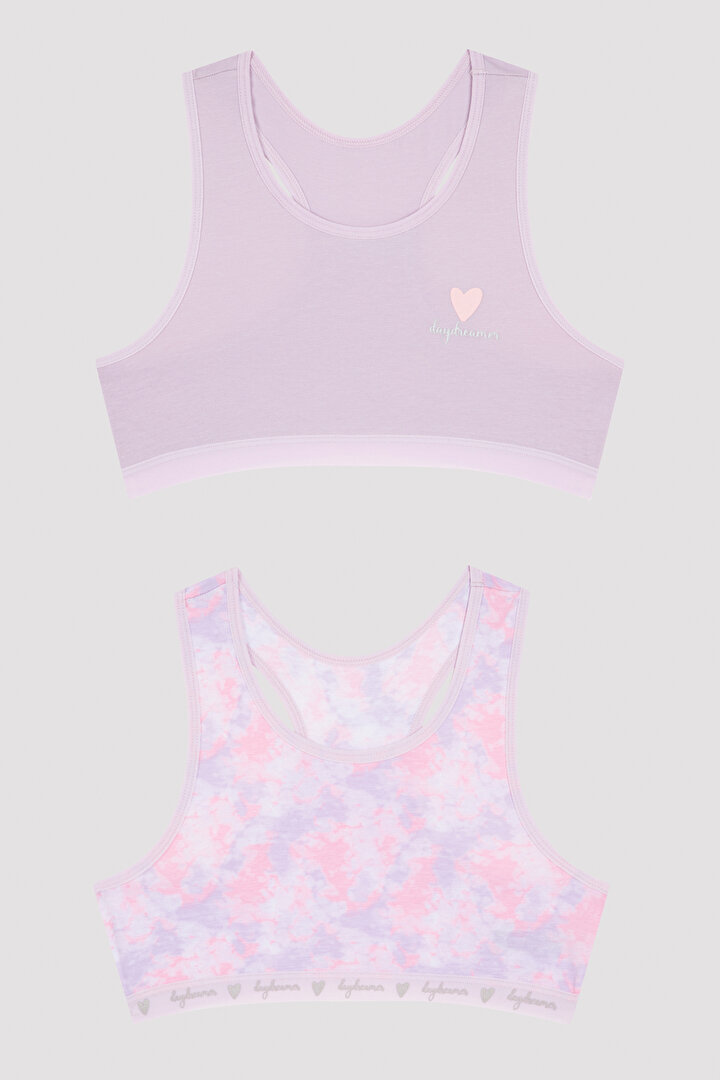 Multi Colour Girls Daydreamers 2in1 Sports Tank - 1