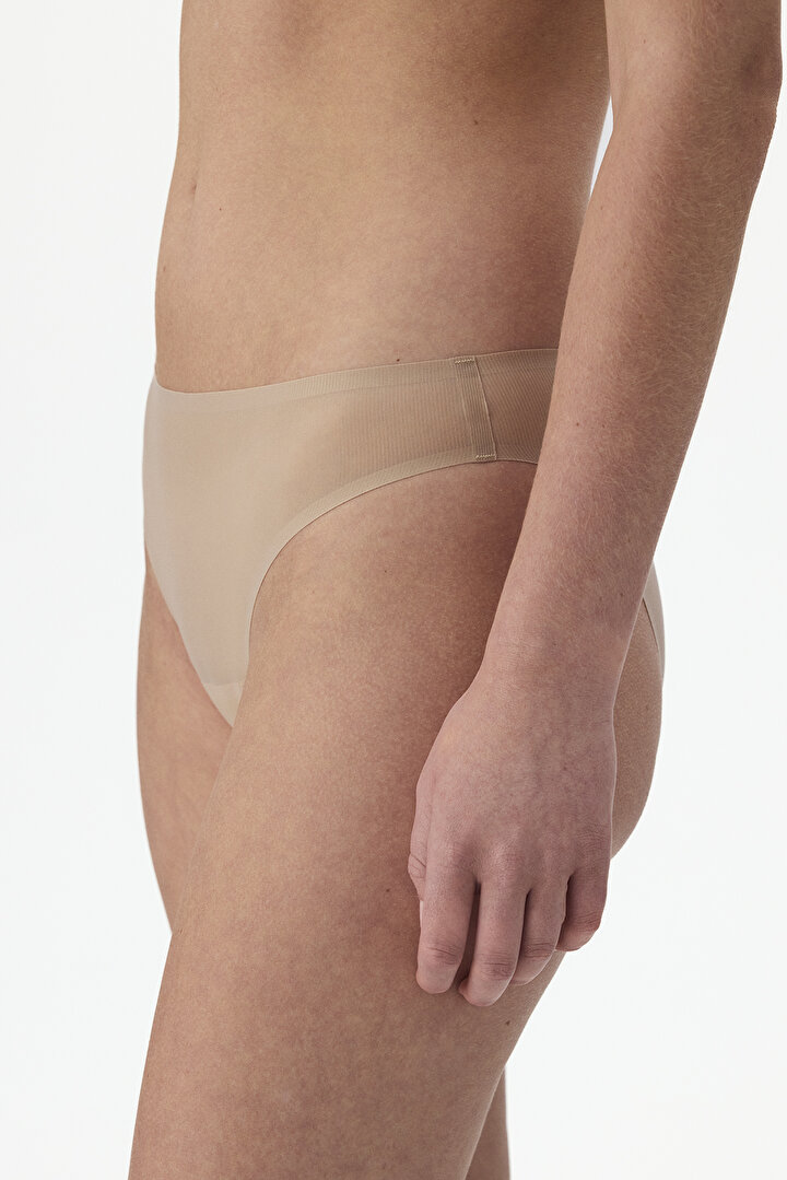 Bej Zerogram Slip Külot - 1