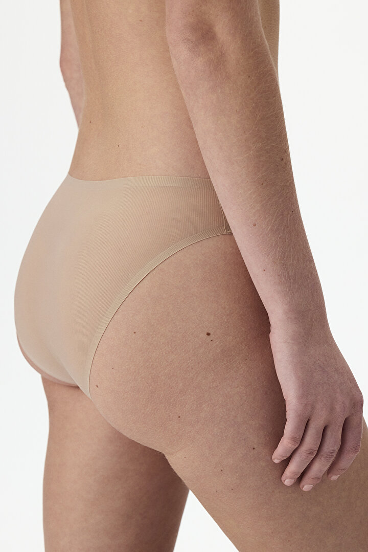 Bej Zerogram Slip Külot - 2