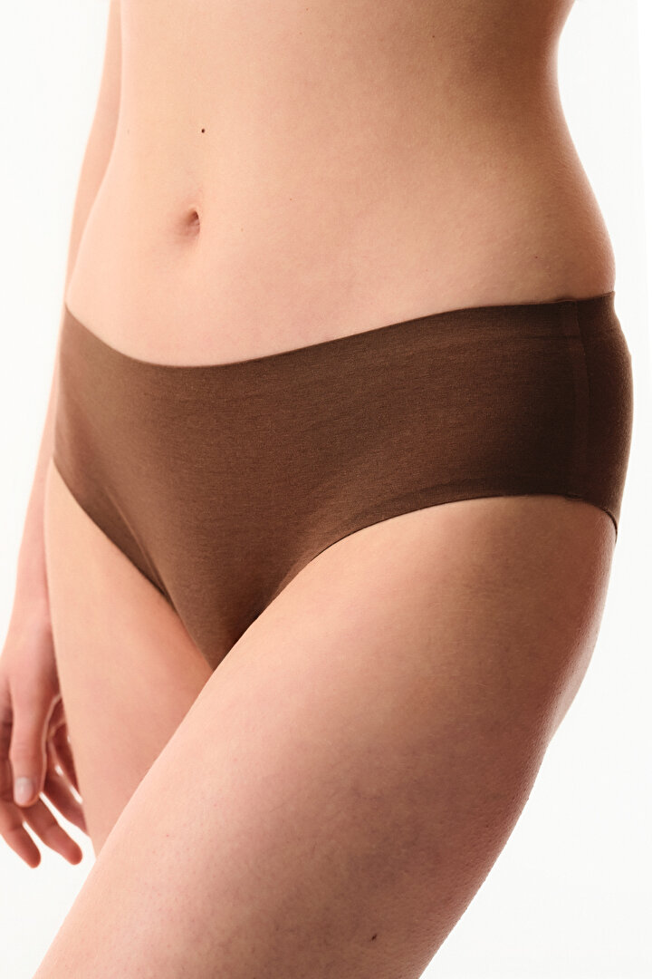 Kahverengi 24 Hours Hipster Külot - 1