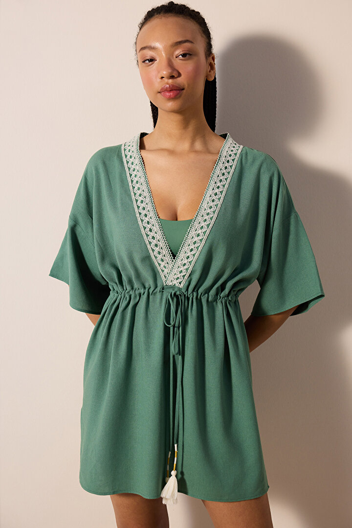 Scara Yeşil Kaftan - 1