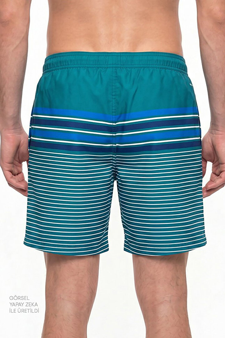 Man Multicolor Royal Court Shorts - 2
