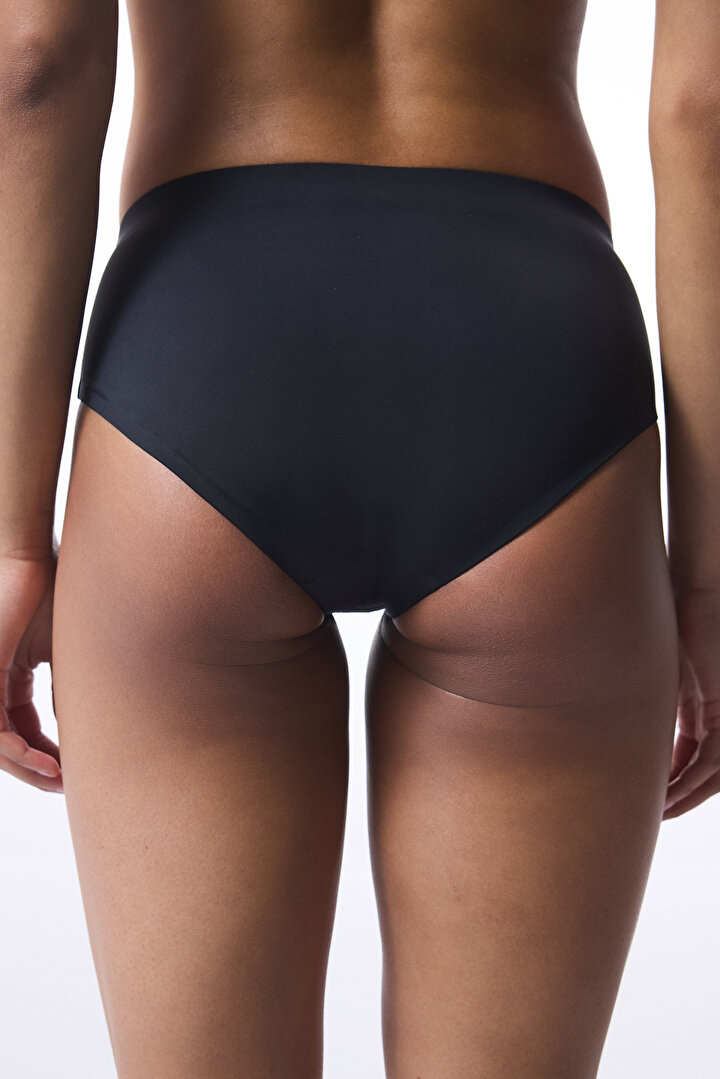 Siyah Period Orta Bel Bikini Altı - 2