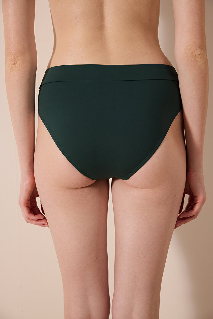 Ornelia Wrappy Dark Green Bikini Bottom - 2