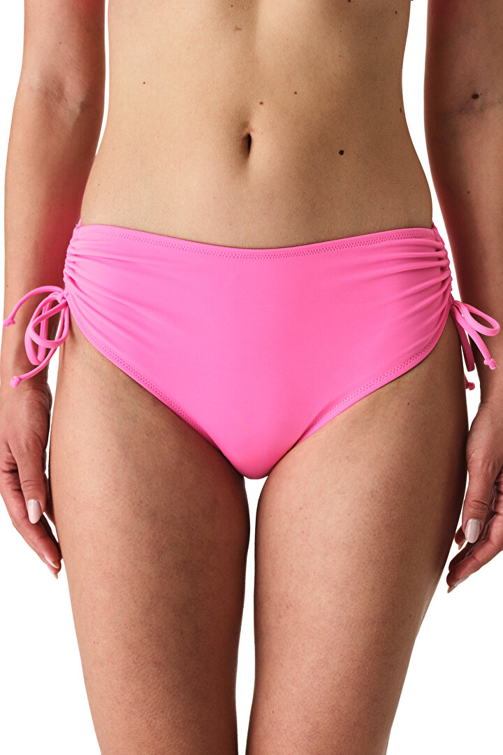 Light Pink High Ring Bikini Bottom - 1