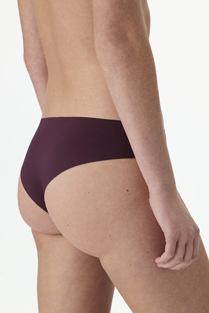Bordo Invisible Lazer Kesim Brazilian Külot - 2