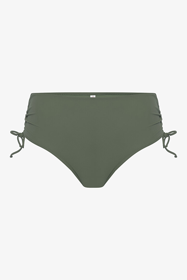 Haki High Ring Yüksek Bel Bikini Altı - 4