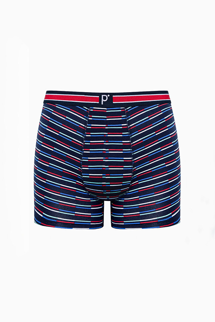 Bold Stripe Çok Renkli 3lü Boxer - 2