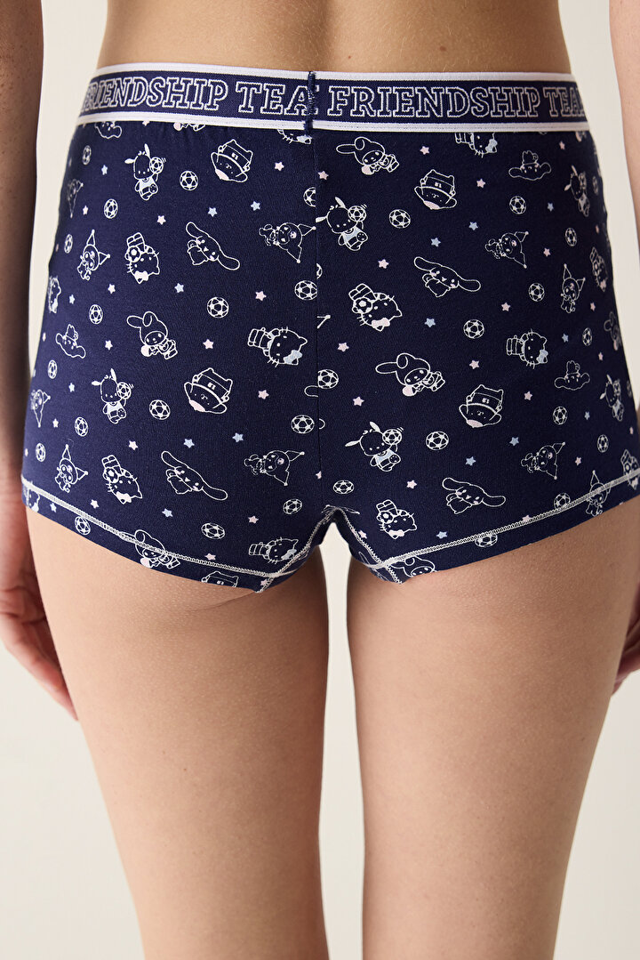 High Waist Navy Blue Boxer - Sanrio Collection - 2